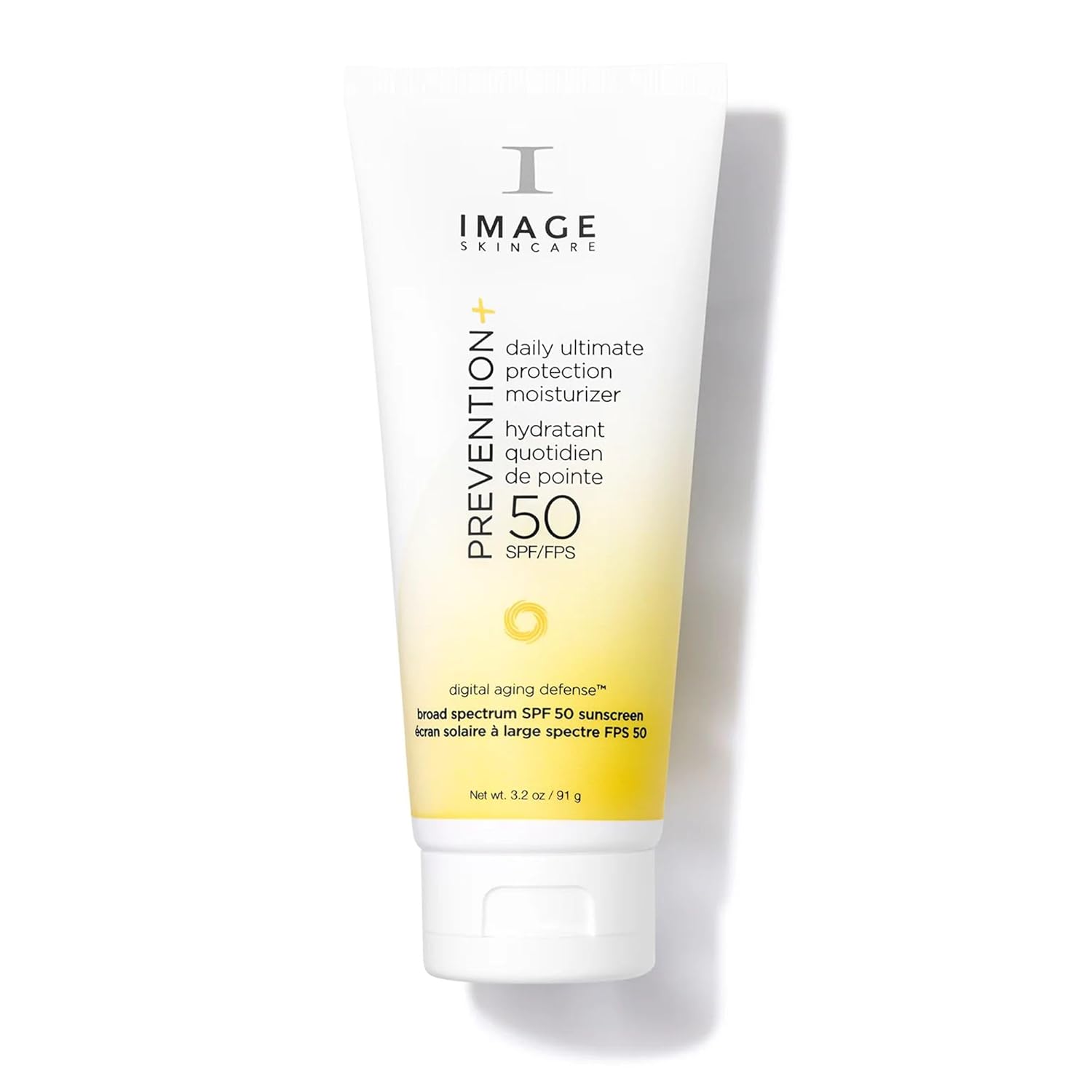 Amazon.com: IMAGE Skincare PREVENTION+ Daily Ultimate Protection Moisturizer, SPF 50 Face Sunscreen Lotion, Zinc Oxide, Blendable with No White Cast, 3.2 oz : Beauty & Personal Care
