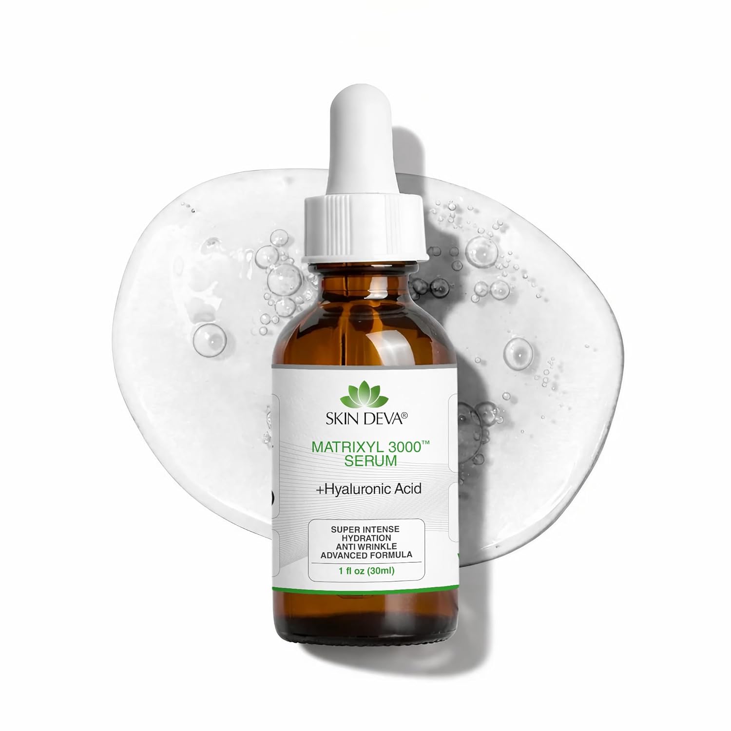 Amazon.com: SKIN DEVA 1 fl oz Matrixyl 3000 with Hyaluronic Acid Serum Peptides Serum For Face Hydration with Hyaluronic Acid Stimulates Collagen Repair Mechanisms Lightweight Anti Aging Moisturizer : Beauty & Personal Care