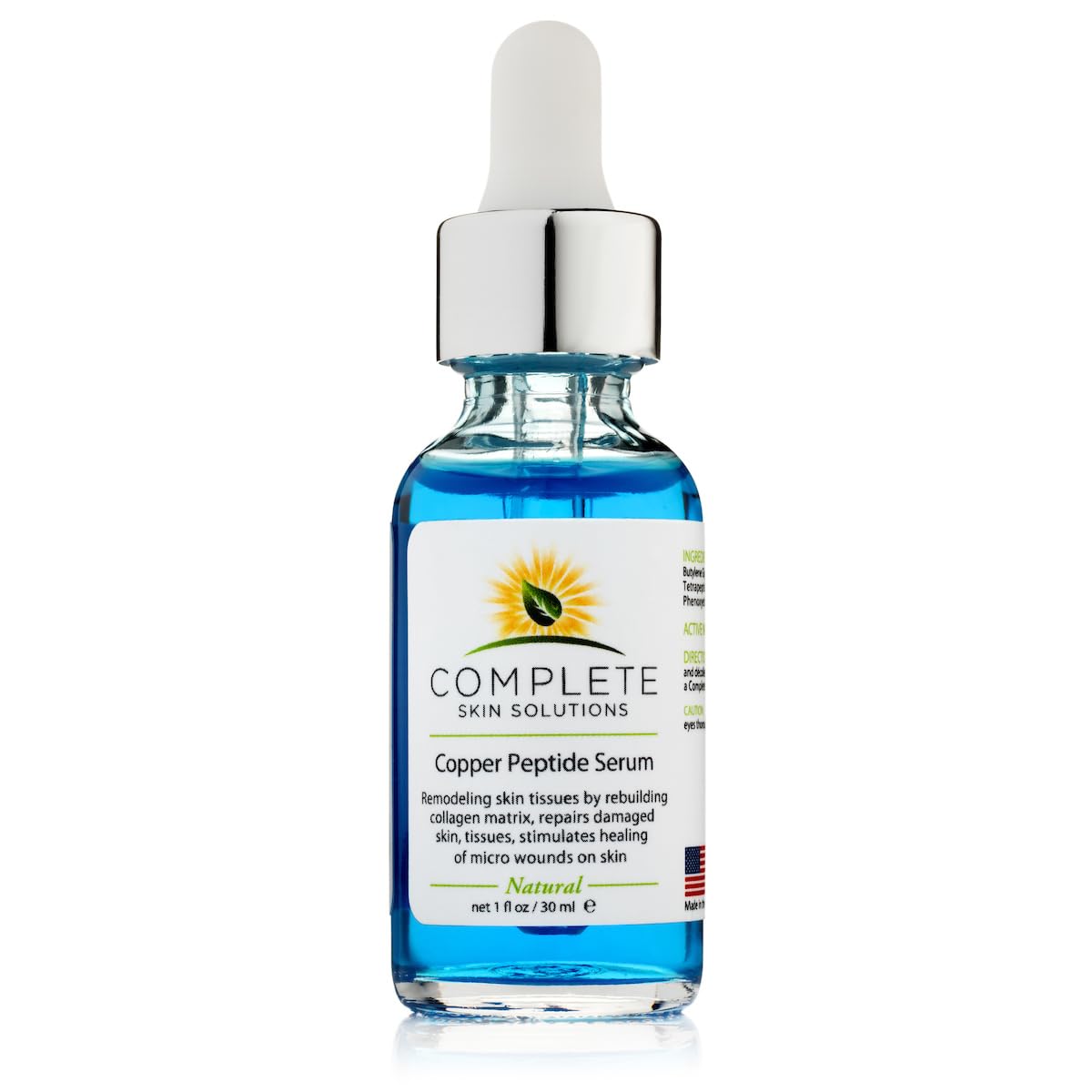 Amazon.com: Copper Peptide Face Serum Collagen - With Anti Aging Skin Solutions Properties:1oz/30ml Anti-Wrinkle Formula For Youthful Skin : Skjønnhet og personlig pleie