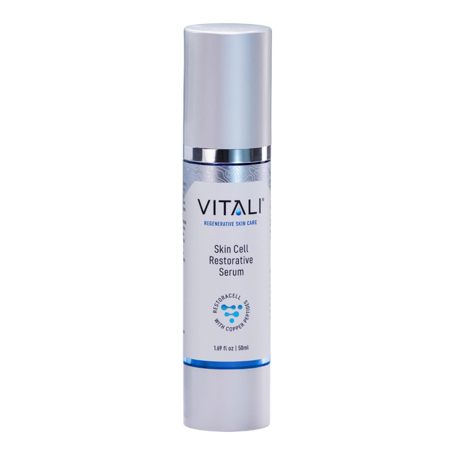 Amazon.com: Vitali 2% GHK-Cu Copper Peptide Serum – Lightweight Hydrating Serum for Smoother, Radiant-Looking Skin – 1.69 fl oz : Beauty & Personal Care
