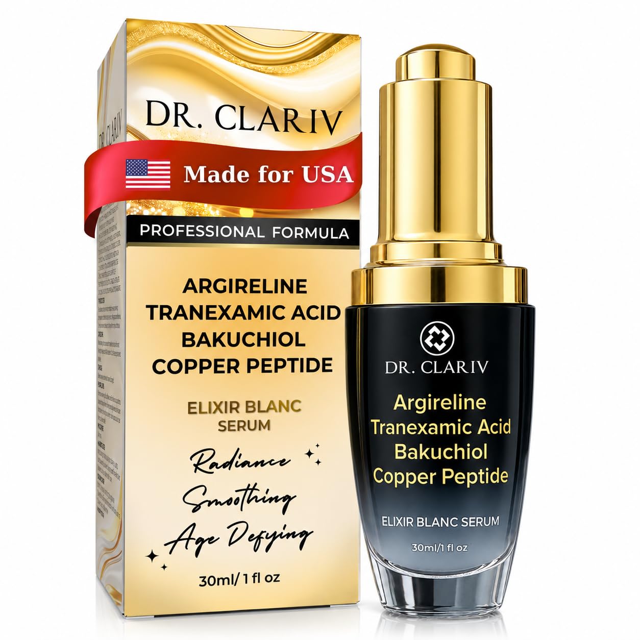 Amazon.com: Argireline Serum for Fine Lines & Wrinkles – Advanced Peptide Face Serum with GHK-Cu to Help Improve Skin Firmness & Texture - 1 Fl Oz : Beauty & Personal Care