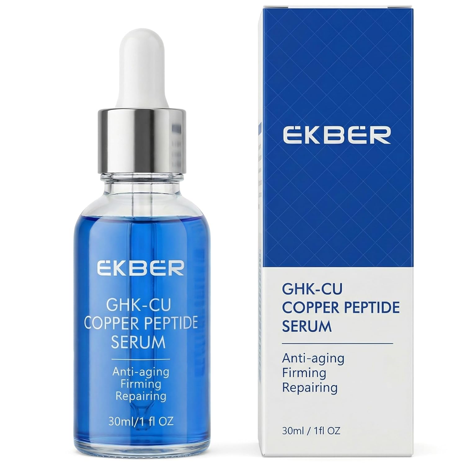 Amazon.com: GHK-Cu Peptide Copper Peptides Serum for Face - Topical GHKCu with Hyaluronic Acid for Healthy Aging - Multi-Peptide Formula to Promote Collagen Support Fine Lines Firming Skin Elasticity Hydration : Beauty & Personal Care