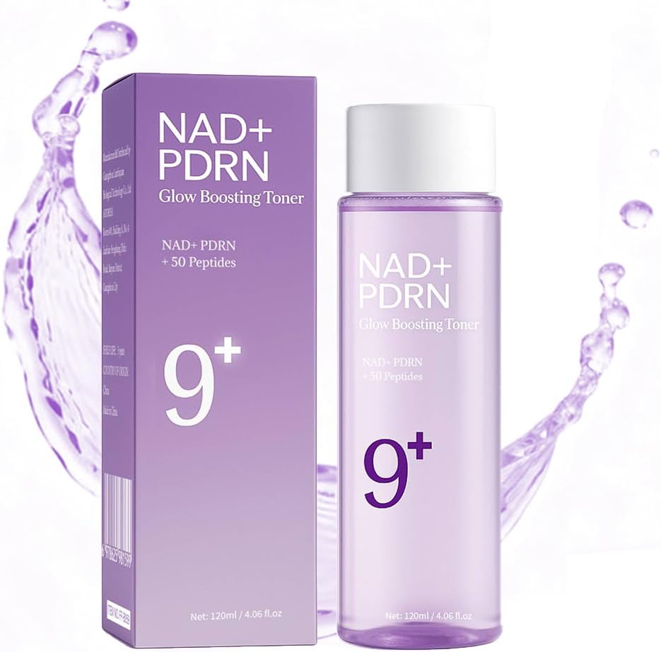 Amazon.com : NAD+PDRN Glow Brightening Toner | No.9 Brightening Toner | Firming Skin,Anti Wrinkle,Soothing Moisturizing | Firming Skincare Products | 4.06FL OZ | 1PCS. : Beauty & Personal Care